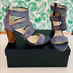 Isola Periwinkle Block Heel